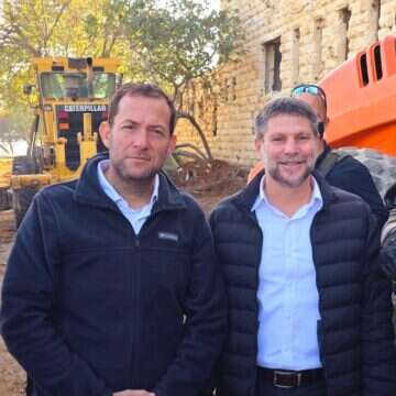 השר בצלאל סמוטריץ' וראש מועצת שומרון יוסי דגן במקום היישוב שא נור | רועי חדי