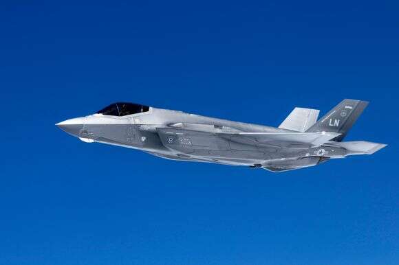 מטוס F-35 של חיל האוויר הסעודי | EPA מטוס F-35 של חיל האוויר הסעודי | EPA