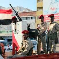 כוחות חמושים של מועצת המעבר הדרומית בעיר עדן | EPA כוחות חמושים של מועצת המעבר הדרומית בעיר עדן | EPA