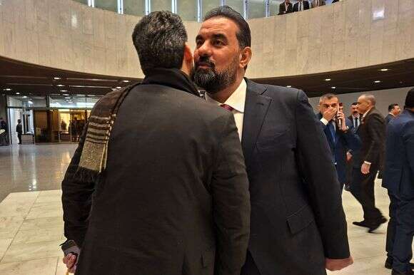 חבאת אל-חלבוסי, יו"ר הפרלמנט העיראקי שנבחר | AFP