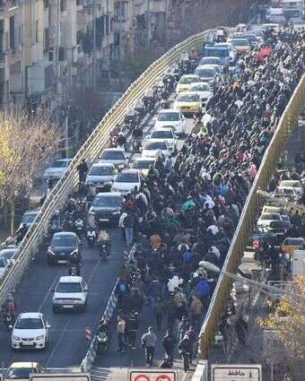 המחאות בטהרן, איראן - אתמול | Fars News Agency via AP