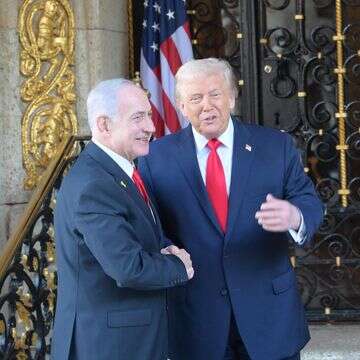 נתניהו וטראמפ | עמוס בן גרשום, לע"מ