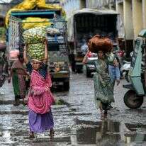 שוק באחמדאבאד, הודו | AFP