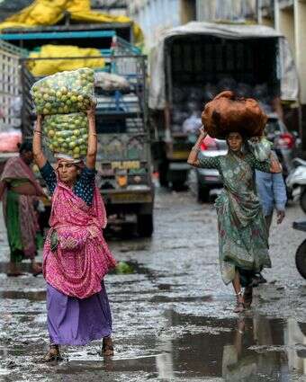 שוק באחמדאבאד, הודו | AFP