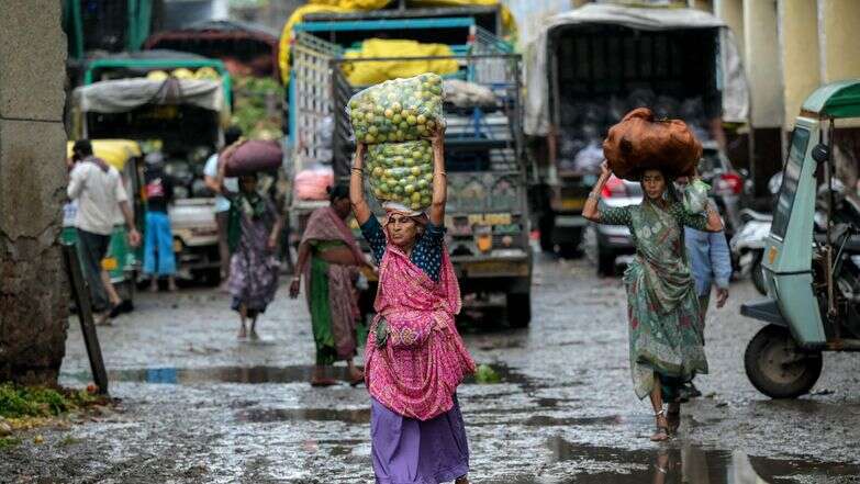 שוק באחמדאבאד, הודו | AFP