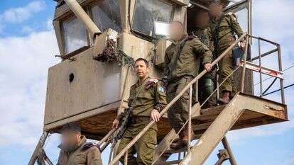 מפקד פיקוד המרכז בלוט במהלך ביקורת הפתע | דובר צה"ל