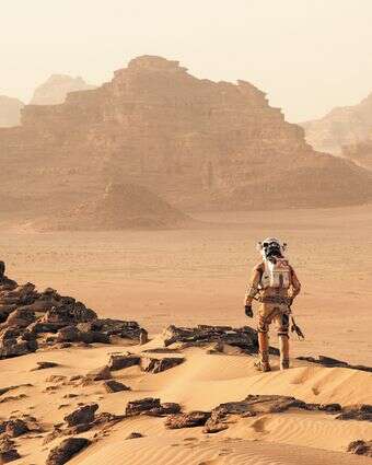 מתוך הסרט "להציל את מארק וואטני", המתאר נחיתה במאדים | באדיבות יס