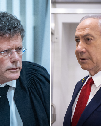 ראש הממשלה בנימין נתניהו והשופט יצחק עמית | מרים אלסטר, יונתן זינדל - פלאש 90