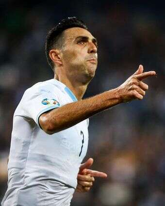 ערן זהבי חוגג כיבוש שער במדי נבחרת ישראל | רוי אלימה, פלאש 90