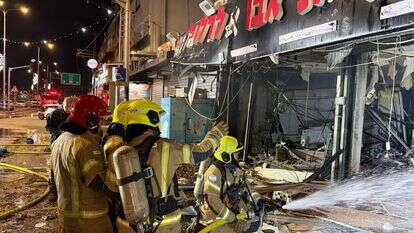 החנות בה אירע הפיצוץ | כב"ה צפון