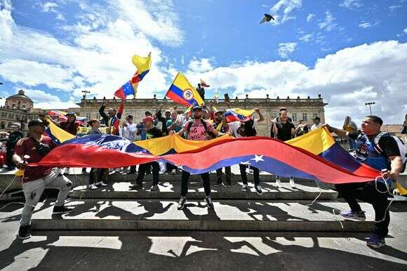 חגיגות בקרקאס | AFP חגיגות בקרקאס | AFP