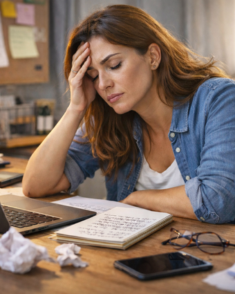 עייפות, אילוסטרציה | בינה מלאכותית
