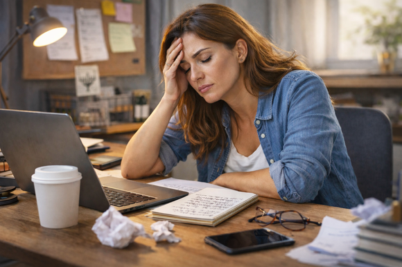 עייפות, אילוסטרציה | בינה מלאכותית