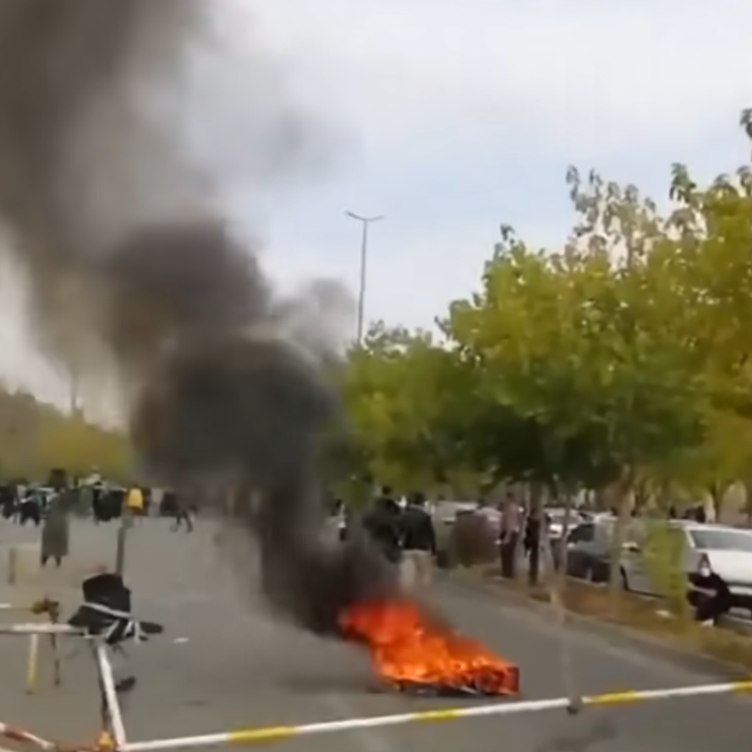 מהומות באיראן | צילום מסך מיוטיוב מהומות באיראן | צילום מסך מיוטיוב
