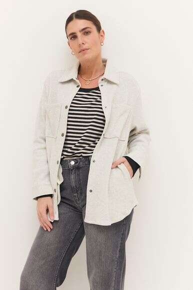 ז'קט נטע אפור מלאנג' 390 ש"ח | אור דדון