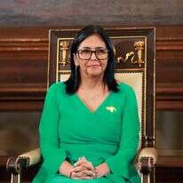 נשיאת ונצואלה בפועל, דלסי רודריגז | AFP