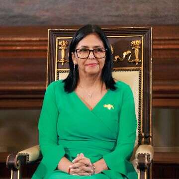 נשיאת ונצואלה בפועל, דלסי רודריגז | AFP