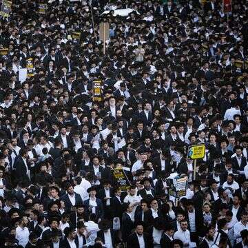 הפגנת החרדים הגדולה | יונתן זינדל, פלאש 90