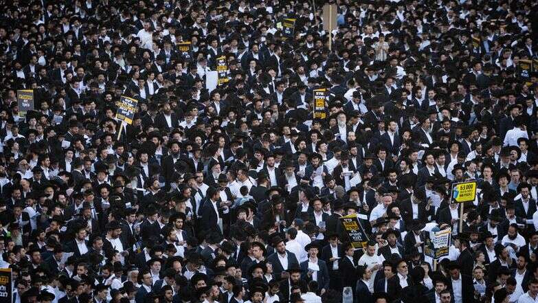 הפגנת החרדים הגדולה | יונתן זינדל, פלאש 90