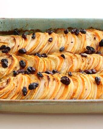 מנה חגיגית וטעימה: בטטות, תפוחי אדמה ותפוחים בתנור – ללא קלוריות מיותרות! | אפרת ליכטנשטט