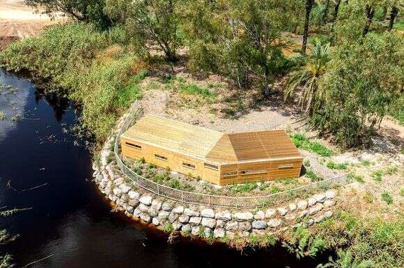 פארק ביצות כנרת - מבנה ייעודי לתצפית על עופות וחיות המים | אבי אריש, רשות ניקוז ונחלים כנרת