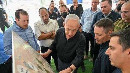 רה"מ נתניהו במהלך הסיור בנגב | קובי גדעון, לע"מ