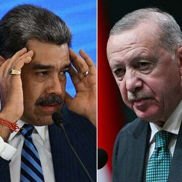 ארדואן (ימין) ומדורו | AFP