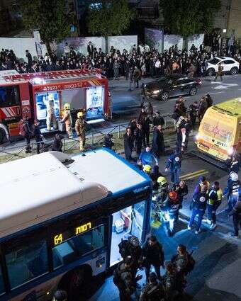 זירת האירוע שבו נדרס הנער יוסף איזנטל | חיים גולדברג, פלאש 90
