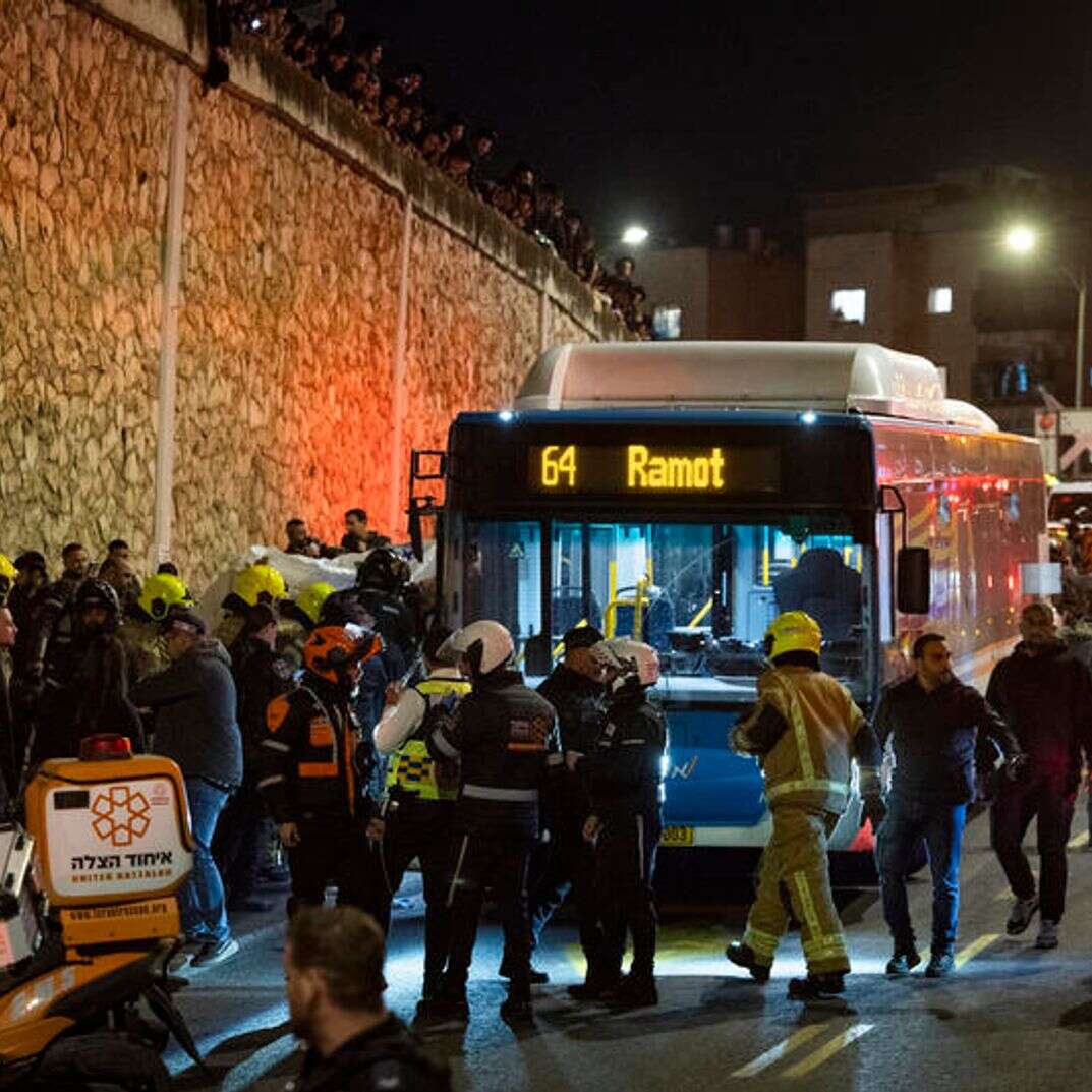 האוטובוס הפוגע | חיים גולדברג, פלאש 90 האוטובוס הפוגע | חיים גולדברג, פלאש 90