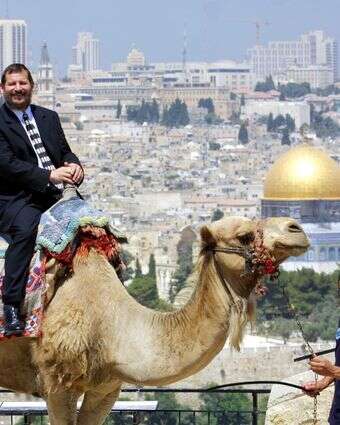 אורי לופוליאנסקי ז"ל בימיו כראש עיריית ירושלים, 2003 | פלאש 90