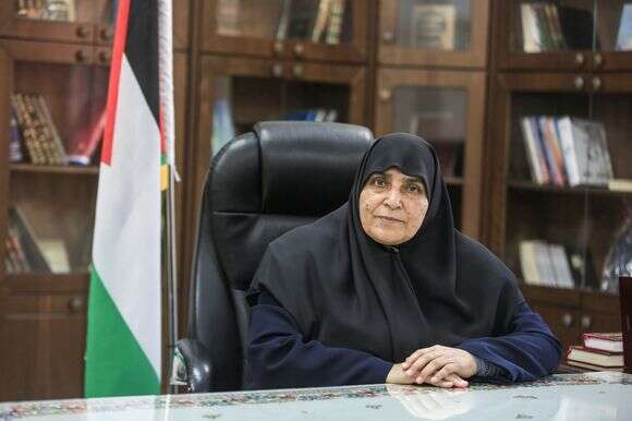 ג'מילה עבדאללה טאהא א־שנטי, בכירת חמאס שאירחה את שריגי | גטי אימג'ס