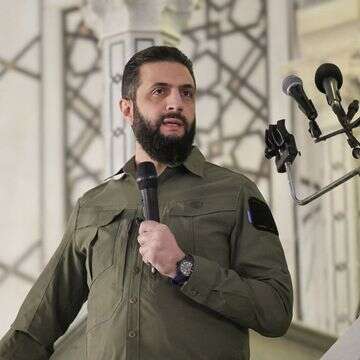 שליט סוריה, אחמד א-שרע | AFP