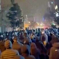 המחאות באיראן בסוף השבוע האחרון | AP המחאות באיראן בסוף השבוע האחרון | AP