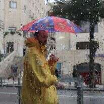 גשם בירושלים | נתי שוחט, פלאש 90