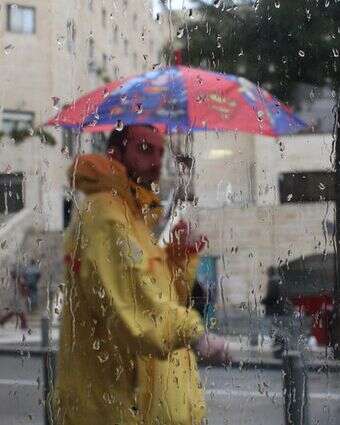 גשם בירושלים | נתי שוחט, פלאש 90