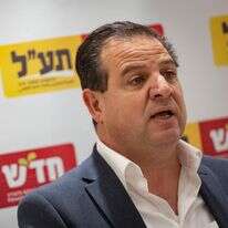 ח"כ איימן עודה, יו"ר מפלגת חד"ש-תע"ל | יונתן זינדל, פלאש 90