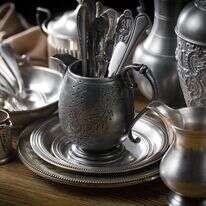 כלי כסף אילוסטרציה | שאטרסטוק