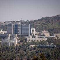 ביה"ח הדסה עין כרם בירושלים | יונתן זינדל, פלאש 90