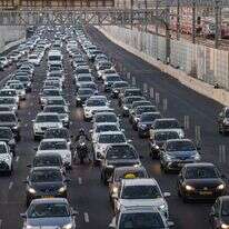 פקק תנועה בכבישי איילון | יהושע יוסף, פלאש 90