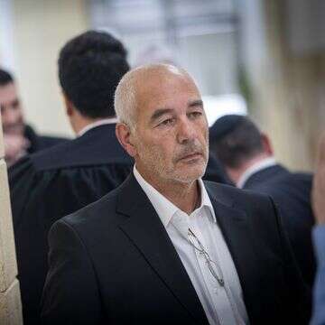 רונאל פישר בבית המשפט, היום | Chaim Goldberg/Flash90