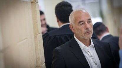 רונאל פישר בבית המשפט, היום | Chaim Goldberg/Flash90