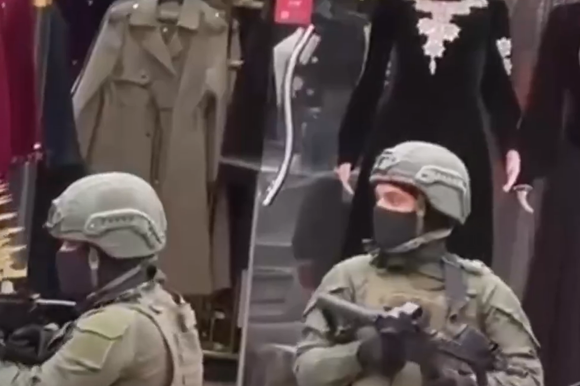 השוד סמוך לחברון, בדואים מתחזים ללוחמי צה"ל | צילום מסך מתוך טוויטר