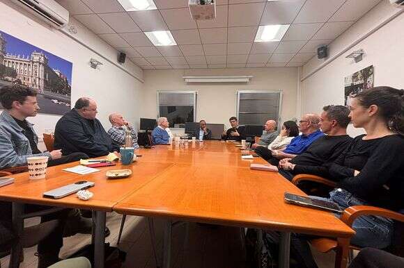 אחד המפגשים בין אנשי האקדמיה לתומכי הליכוד, שהתקיים באוניברסיטת תל־אביב | ללא קרדיט