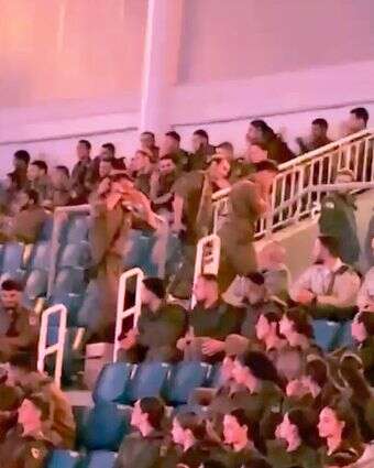 חיילי גולני יוצאים מאולם הארנה בעקבות שירת נשים, השבוע | ללא קרדיט