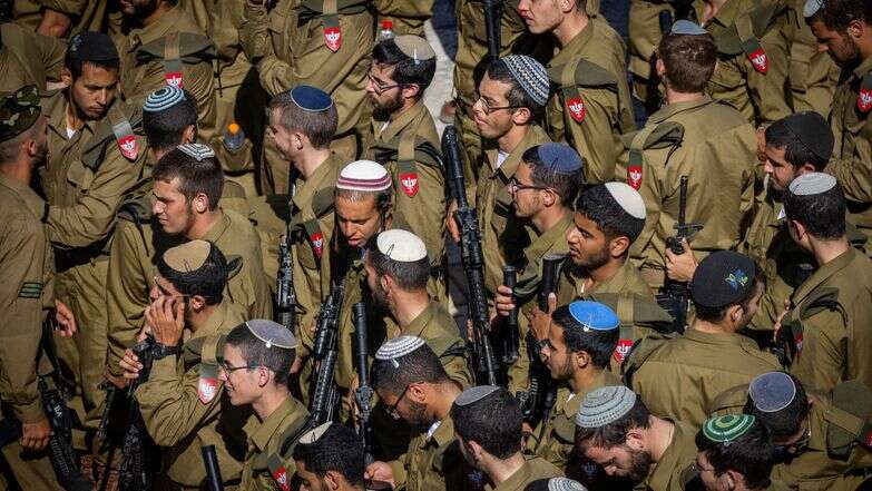 חיילים דתיים בחטיבת כפיר. למצולמים אין קשר לכתבה | חיים גולדברג, פלאש 90