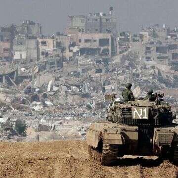 כוחות שריון בעזה | AFP