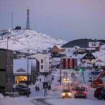 רחוב בגרינלנד | Jonathan NACKSTRAND / AFP