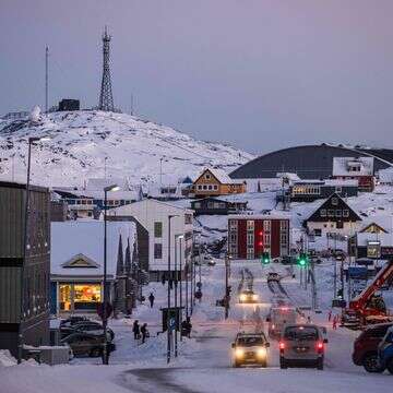 רחוב בגרינלנד | Jonathan NACKSTRAND / AFP
