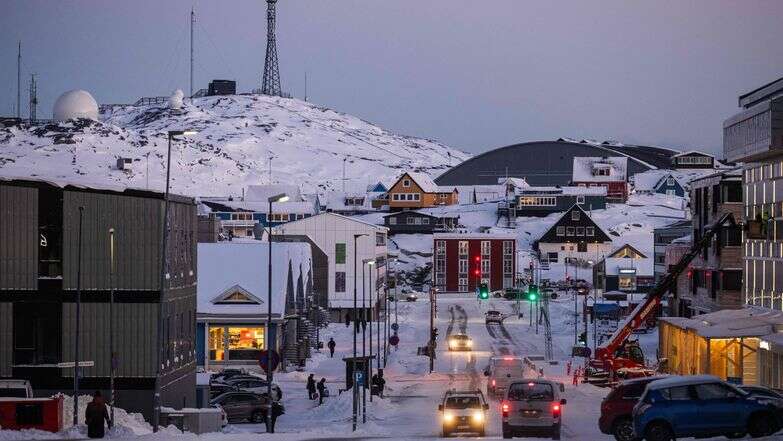 רחוב בגרינלנד | Jonathan NACKSTRAND / AFP