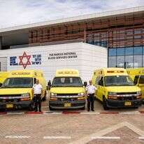 חמשת האמבולנסים | צילום: דוברות מד"א